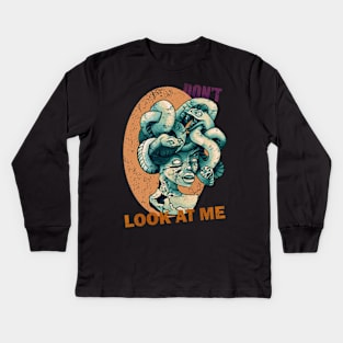 (Don't) LOOK AT ME Kids Long Sleeve T-Shirt